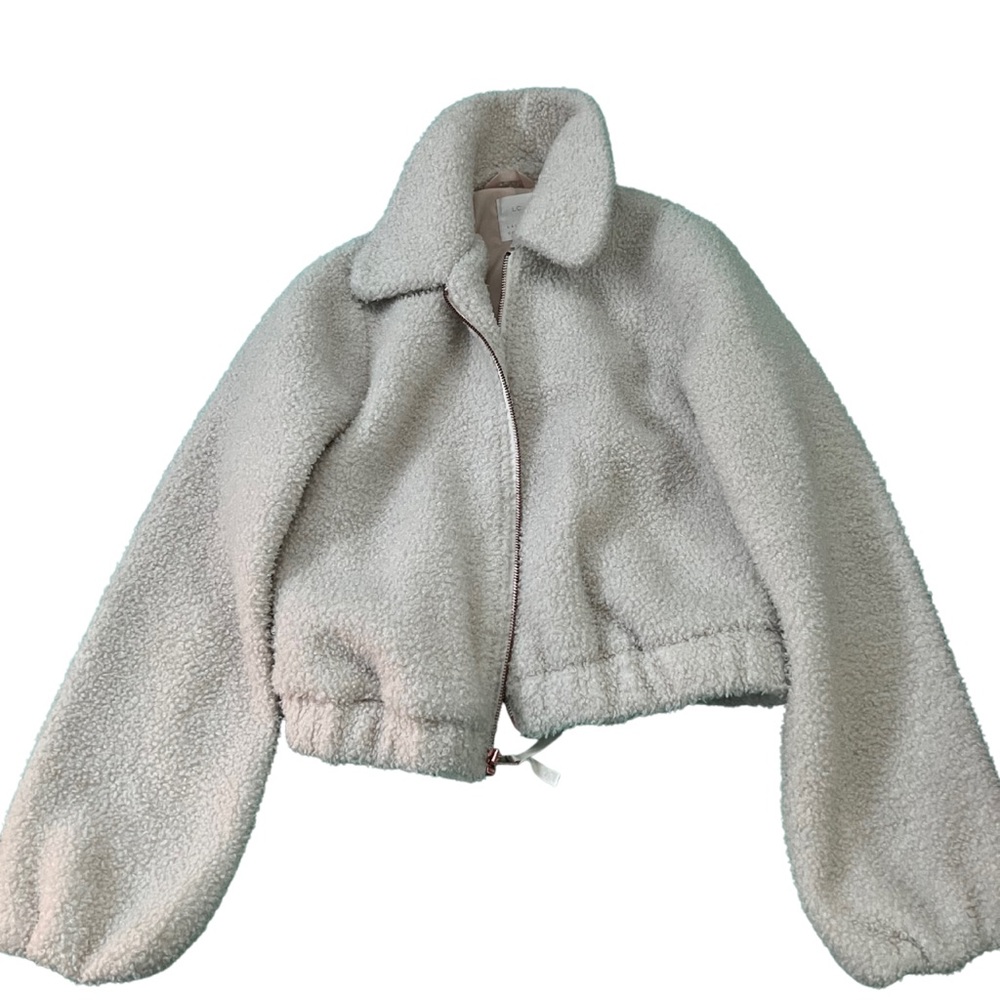 Small Fuzzy Bomber Jacket